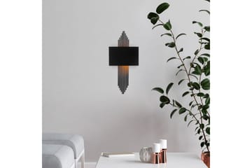 Vägglampa Grelon Svart - Svart - Belysning & el - Inomhusbelysning & lampor - Vägglampa