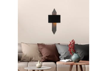 Vägglampa Grelon Svart - Svart - Belysning & el - Inomhusbelysning & lampor - Vägglampa