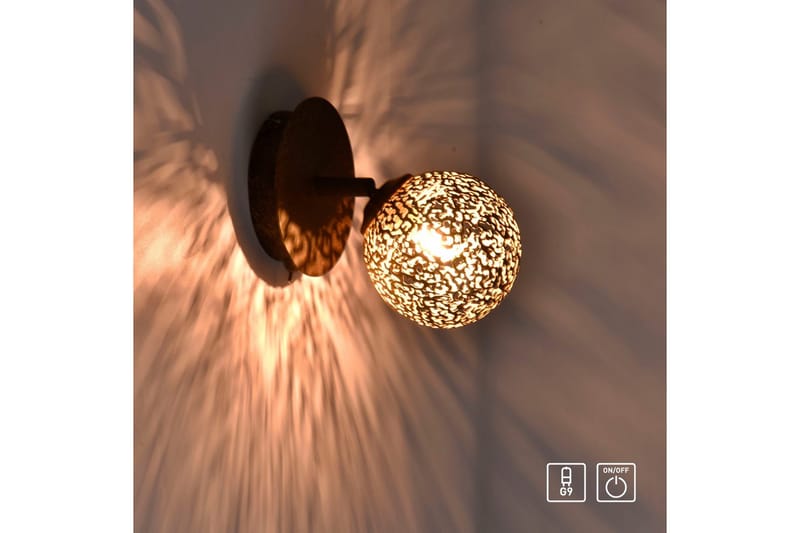 Vägglampa Greta - 18x18x18 cm - Belysning & el - Inomhusbelysning & lampor - Vägglampa