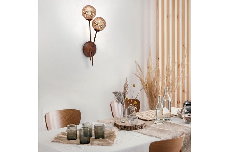 Vägglampa Greta - 19x44x14 cm - Belysning & el - Inomhusbelysning & lampor - Vägglampa