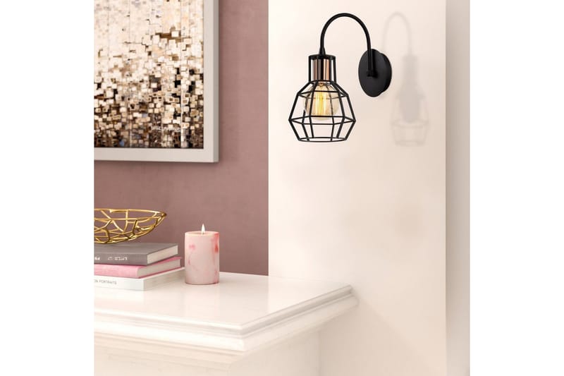 Vägglampa Halieland Svart / Brons - Svart - Belysning & el - Inomhusbelysning & lampor - Vägglampa
