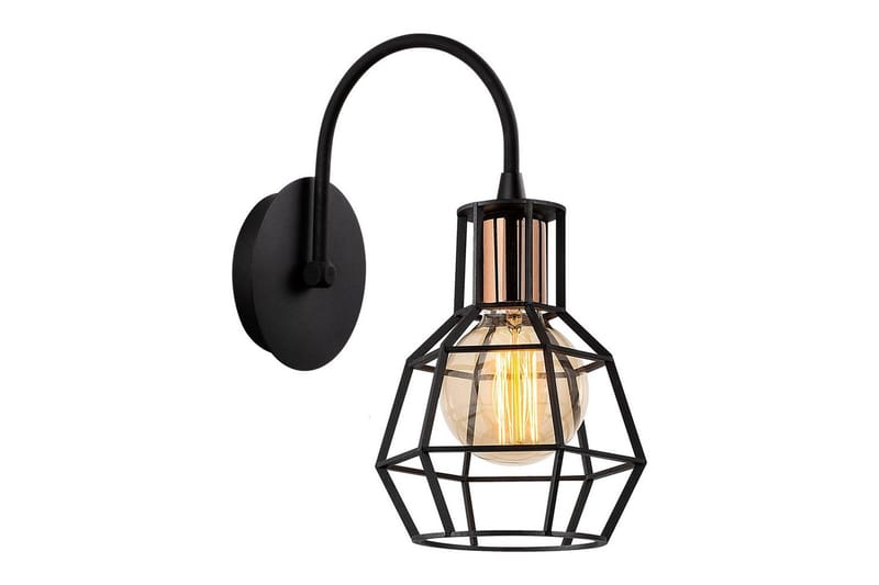 Vägglampa Halieland Svart / Brons - Svart - Belysning & el - Inomhusbelysning & lampor - Vägglampa