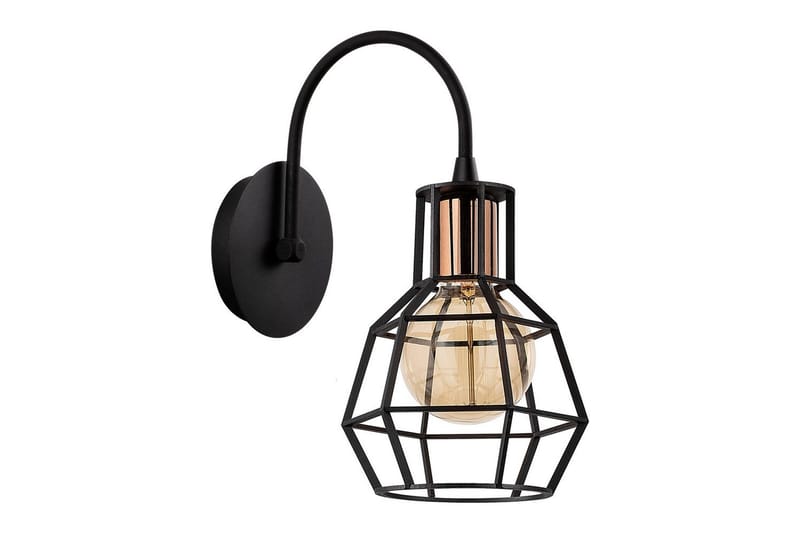 Vägglampa Halieland Svart / Brons - Svart - Belysning & el - Inomhusbelysning & lampor - Vägglampa