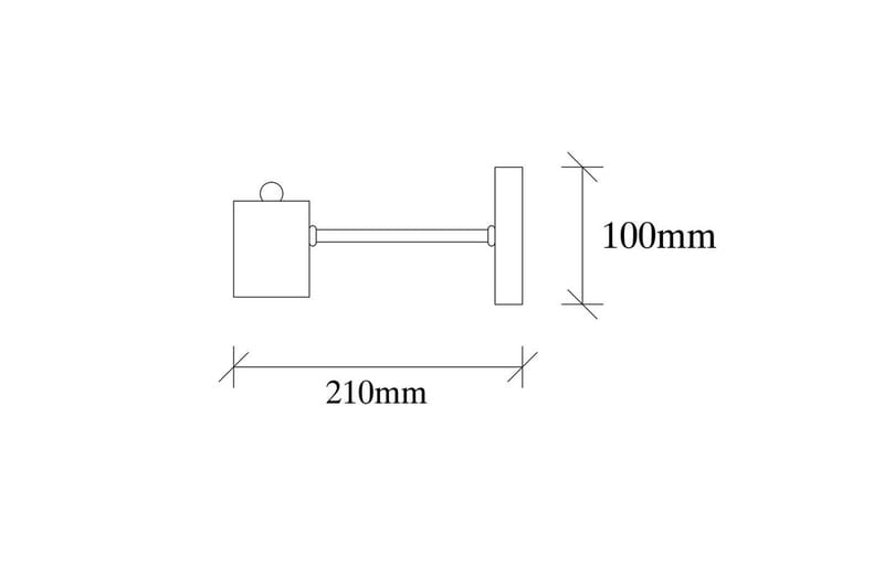 Vägglampa Hexaia Svart - Svart - Belysning & el - Inomhusbelysning & lampor - Vägglampa