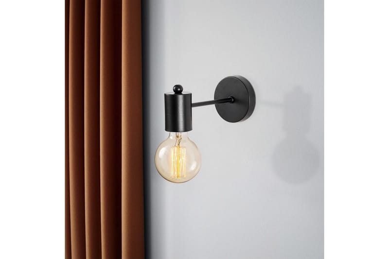 Vägglampa Hexaia Svart - Svart - Belysning & el - Inomhusbelysning & lampor - Vägglampa