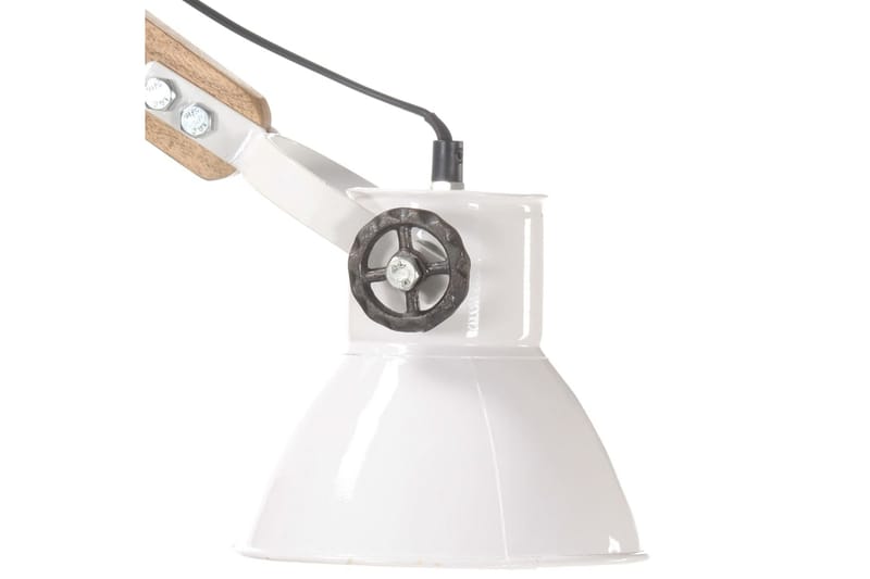 Vägglampa industriell stil vit rund E27 - Vit - Belysning & el - Inomhusbelysning & lampor - Vägglampa