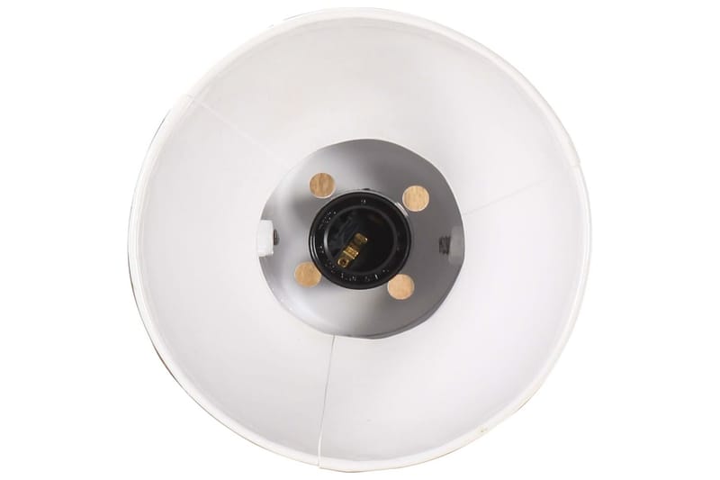 Vägglampa industriell stil vit rund E27 - Vit - Belysning & el - Inomhusbelysning & lampor - Vägglampa
