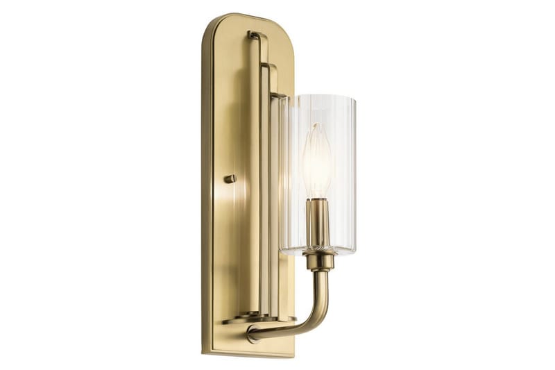 Vägglampa Kichler Kimrose Borstad naturlig mässing - Borstad naturlig mässing - Belysning & el - Inomhusbelysning & lampor - Vägglampa