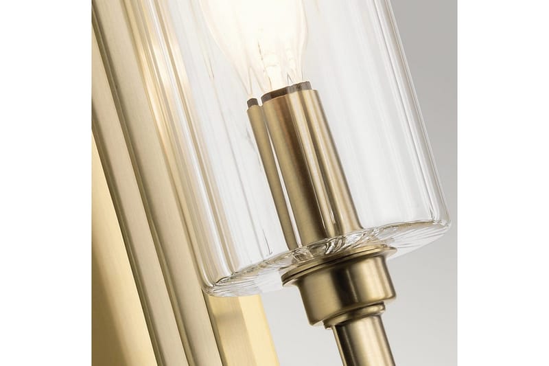 Vägglampa Kichler Kimrose Borstad naturlig mässing - Borstad naturlig mässing - Belysning & el - Inomhusbelysning & lampor - Vägglampa