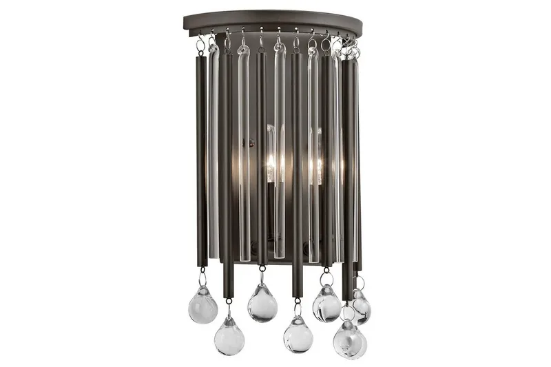 Vägglampa Kichler Piper Espresso/Krom, Espresso/Krom