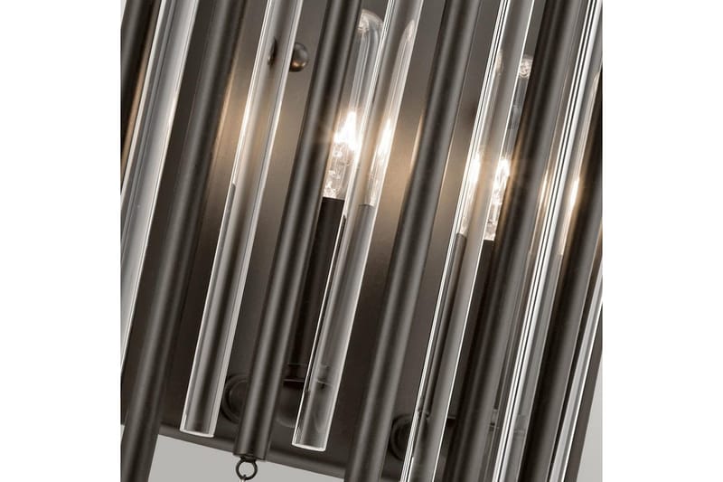 Vägglampa Kichler Piper Espresso/Krom - Espresso/Krom - Belysning & el - Inomhusbelysning & lampor - Vägglampa