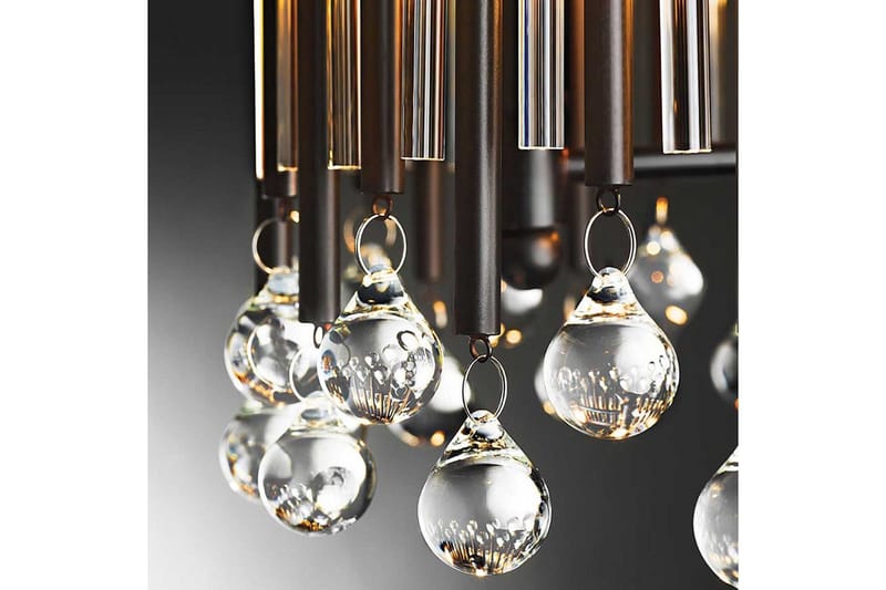 Vägglampa Kichler Piper Espresso/Krom - Espresso/Krom - Belysning & el - Inomhusbelysning & lampor - Vägglampa