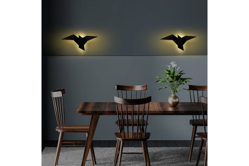 Vägglampa Kivo Svart - Svart - Belysning & el - Inomhusbelysning & lampor - Vägglampa