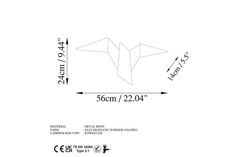 Vägglampa Kivo Svart - Svart - Belysning & el - Inomhusbelysning & lampor - Vägglampa