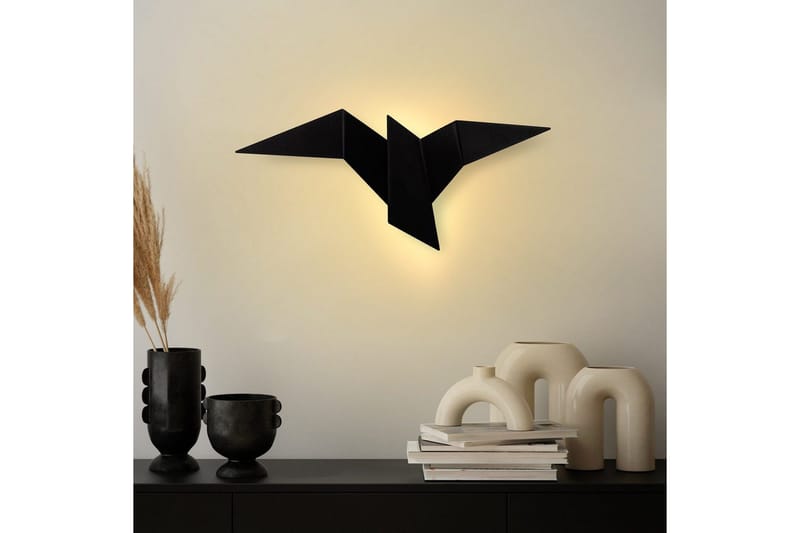 Vägglampa Kivo Svart - Svart - Belysning & el - Inomhusbelysning & lampor - Vägglampa