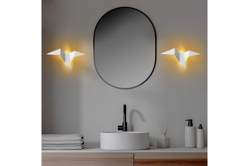 Vägglampa Kivo Vit - Vit - Belysning & el - Inomhusbelysning & lampor - Vägglampa