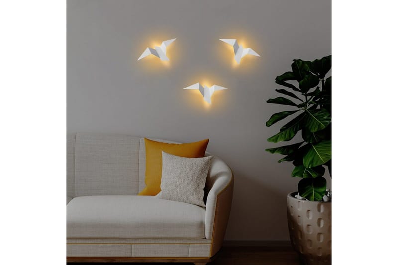 Vägglampa Kivo Vit - Vit - Belysning & el - Inomhusbelysning & lampor - Vägglampa