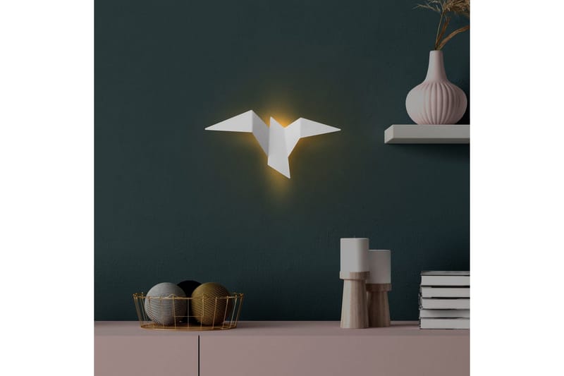 Vägglampa Kivo Vit - Vit - Belysning & el - Inomhusbelysning & lampor - Vägglampa