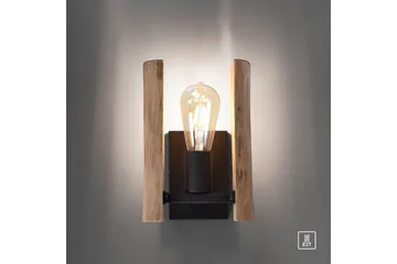 Vägglampa Log - 15x25x17 cm - Belysning & el - Inomhusbelysning & lampor - Vägglampa