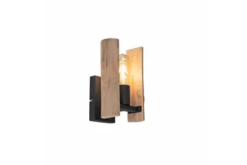 Vägglampa Log - 15x25x17 cm - Belysning & el - Inomhusbelysning & lampor - Vägglampa