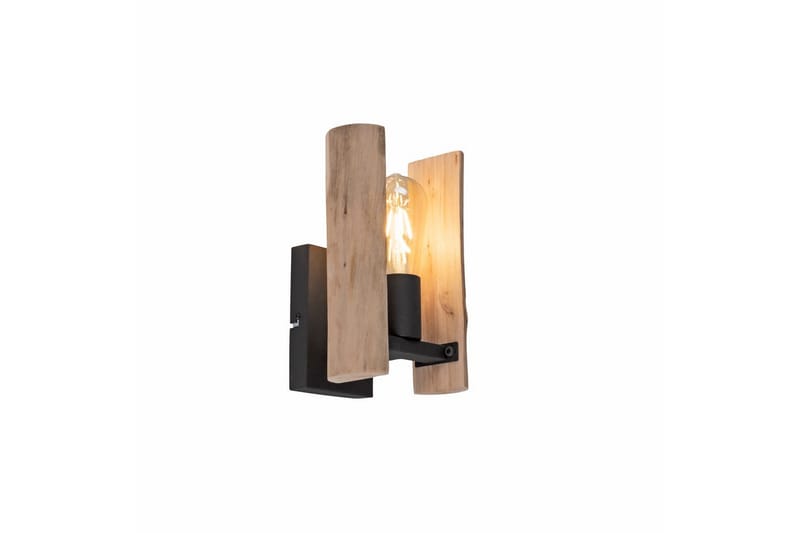 Vägglampa Log - 15x25x17 cm - Belysning & el - Inomhusbelysning & lampor - Vägglampa