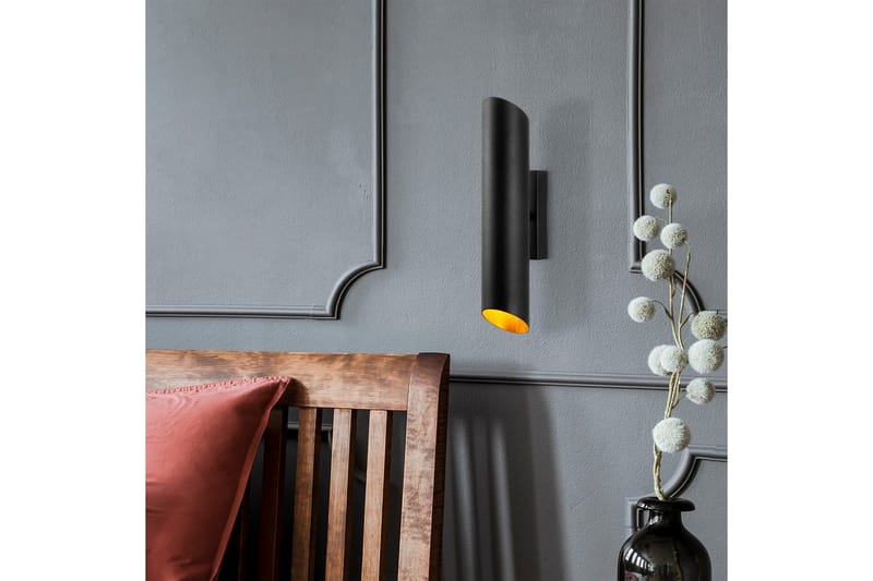 Vägglampa Loraford Svart / Rany - Guld/Svart - Belysning & el - Inomhusbelysning & lampor - Vägglampa