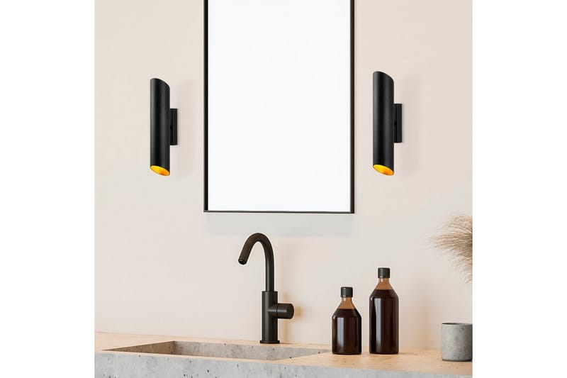 Vägglampa Loraford Svart / Rany - Guld/Svart - Belysning & el - Inomhusbelysning & lampor - Vägglampa