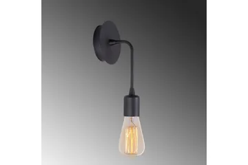 Vägglampa Lysar Svart - Svart - Belysning & el - Inomhusbelysning & lampor - Vägglampa