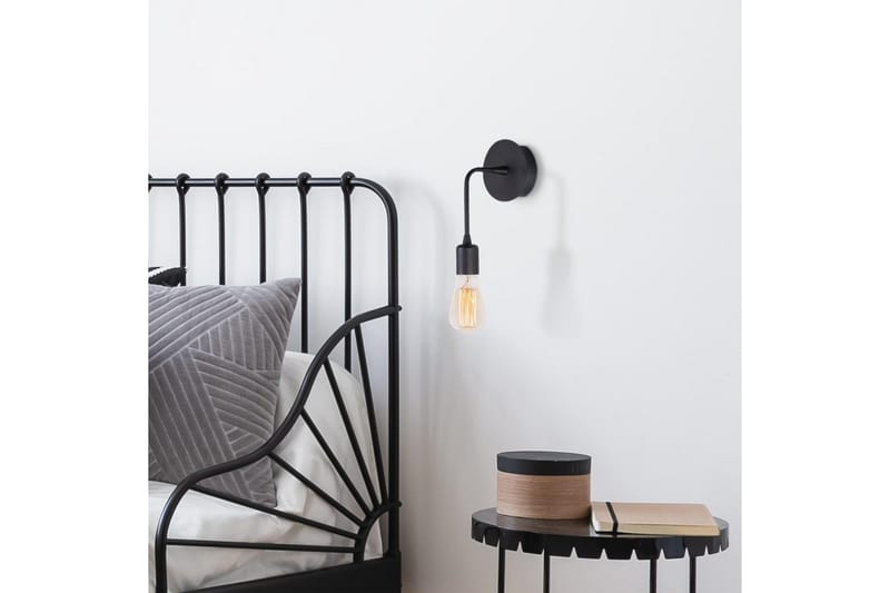 Vägglampa Lysar Svart - Svart - Belysning & el - Inomhusbelysning & lampor - Vägglampa