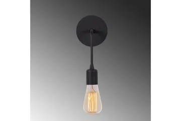 Vägglampa Lysar Svart - Svart - Belysning & el - Inomhusbelysning & lampor - Vägglampa