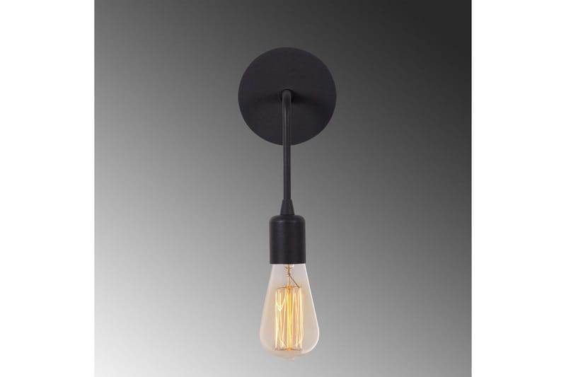 Vägglampa Lysar Svart - Svart - Belysning & el - Inomhusbelysning & lampor - Vägglampa