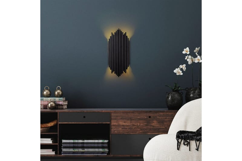 Vägglampa Mahima Svart - Svart - Belysning & el - Inomhusbelysning & lampor - Vägglampa