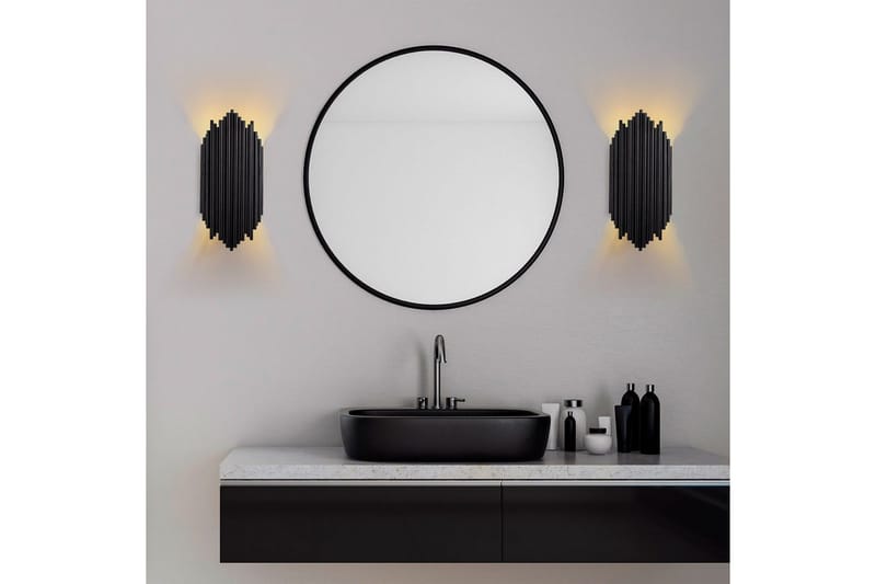 Vägglampa Mahima Svart - Svart - Belysning & el - Inomhusbelysning & lampor - Vägglampa