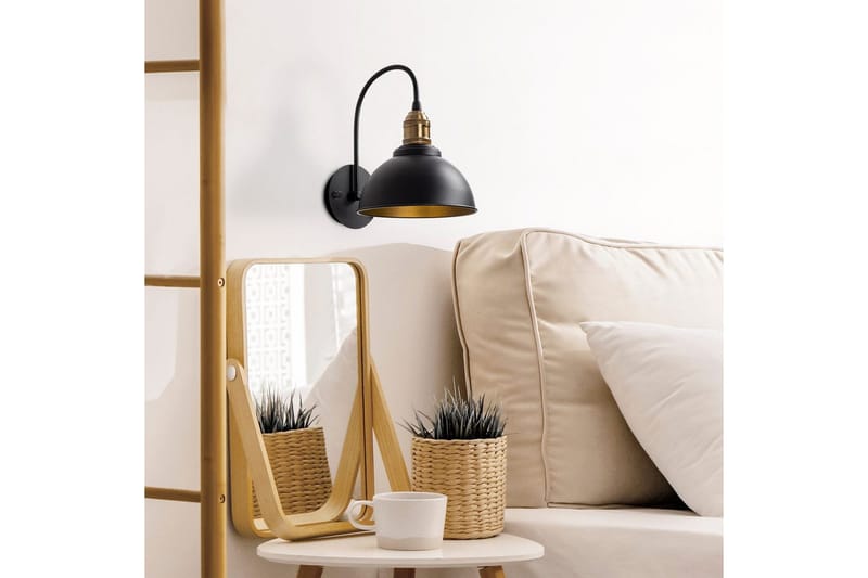 Vägglampa Masatsune Svart / Antik - Svart / Antik - Belysning & el - Inomhusbelysning & lampor - Vägglampa