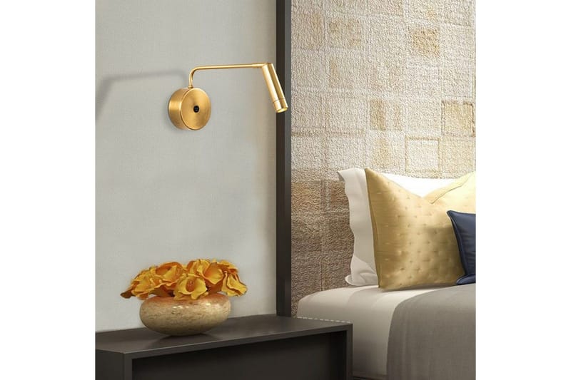 Vägglampa Matsuchi Gul / Svart - Svart/Gul - Belysning & el - Inomhusbelysning & lampor - Vägglampa