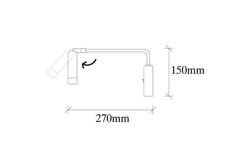 Vägglampa Matsuchi Gul / Svart - Svart/Gul - Belysning & el - Inomhusbelysning & lampor - Vägglampa