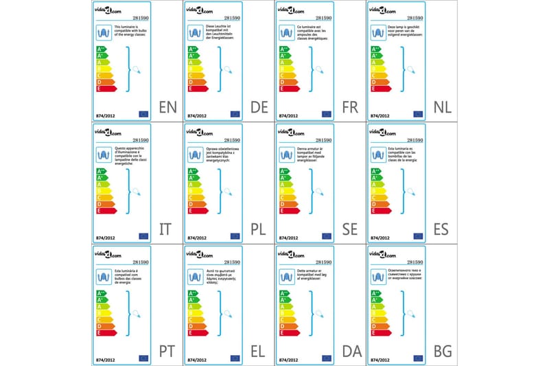 Vägglampa med pärlor antikvit 2xE14-glödlampor - be Basic - Belysning & el - Inomhusbelysning & lampor - Vägglampa