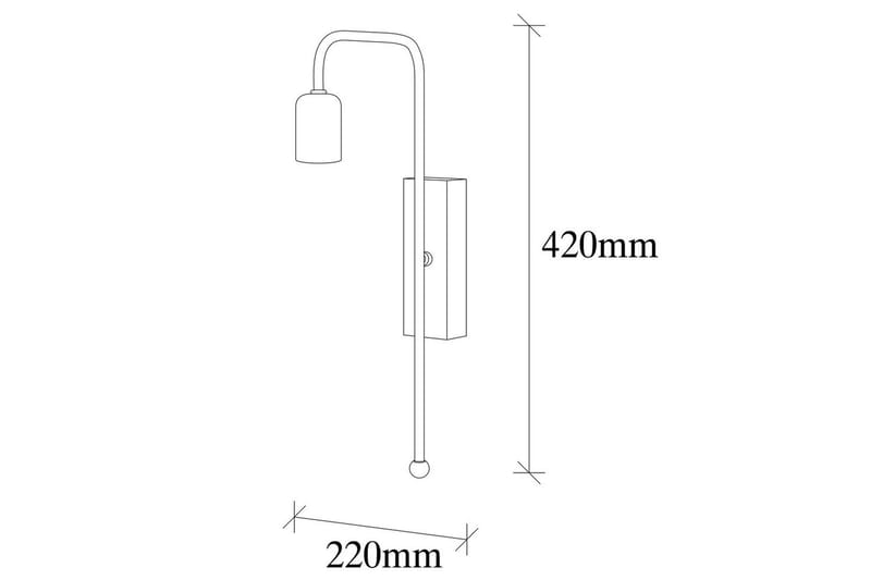 Vägglampa Mo Rany / Svart - Guld/Svart - Belysning & el - Inomhusbelysning & lampor - Vägglampa
