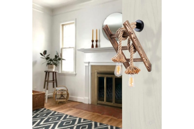 Vägglampa Niraa Trä - Natur - Belysning & el - Inomhusbelysning & lampor - Vägglampa