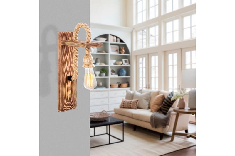 Vägglampa Nirae Trä - Natur - Belysning & el - Inomhusbelysning & lampor - Vägglampa