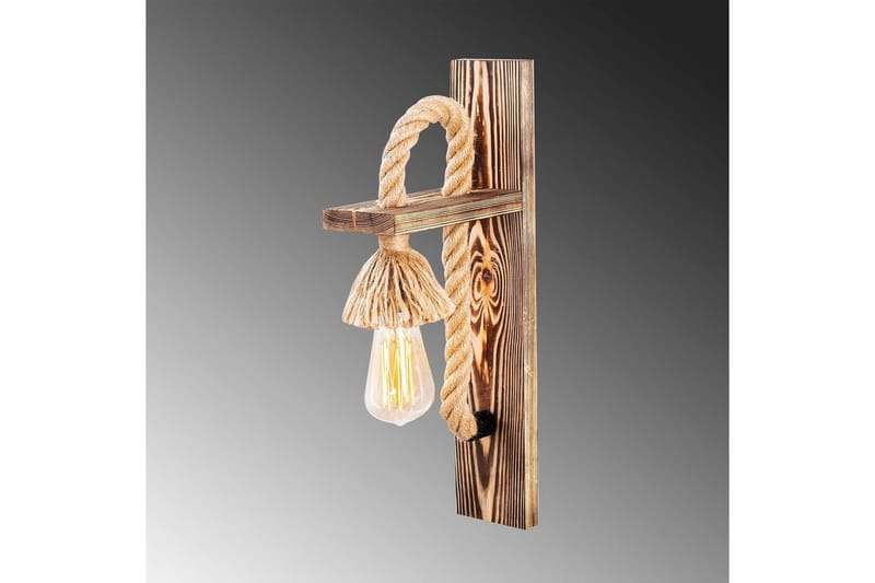 Vägglampa Nirao Trä - Brun - Belysning & el - Inomhusbelysning & lampor - Vägglampa