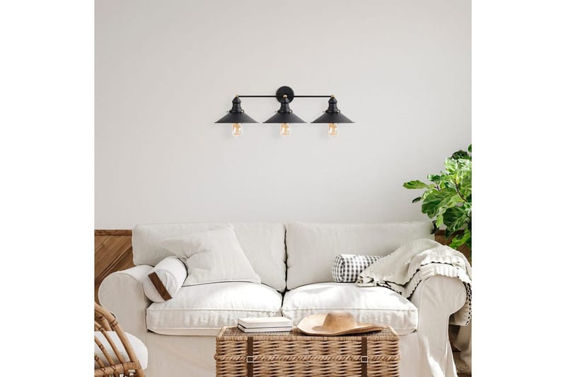 Vägglampa Nolen Svart / Antik - Svart/Antracit - Belysning & el - Inomhusbelysning & lampor - Vägglampa