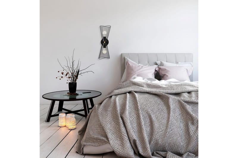 Vägglampa Novin Svart - Svart - Belysning & el - Inomhusbelysning & lampor - Vägglampa