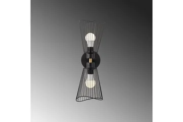 Vägglampa Novin Svart - Svart - Belysning & el - Inomhusbelysning & lampor - Vägglampa