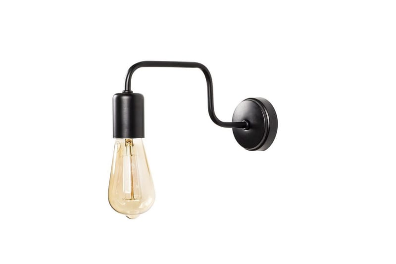 Vägglampa Nymera Svart, Svart