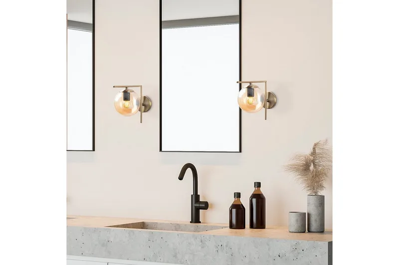 Vägglampa Olan Antik Transparent - Transparent - Belysning & el - Inomhusbelysning & lampor - Vägglampa