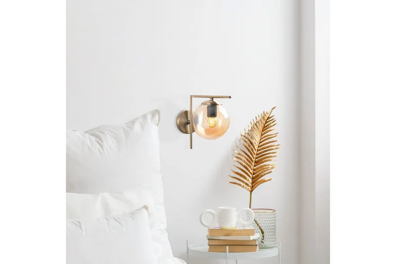 Vägglampa Olan Antik Transparent - Transparent - Belysning & el - Inomhusbelysning & lampor - Vägglampa