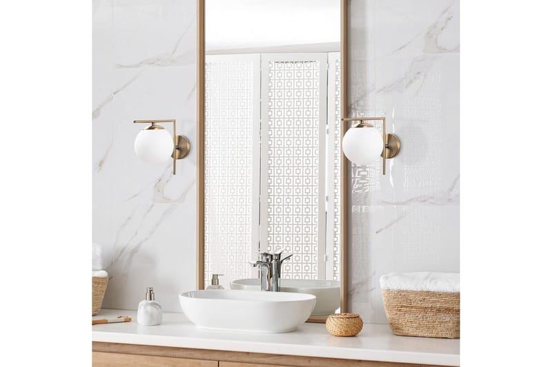 Vägglampa Olan Antik Vit - Vit - Belysning & el - Inomhusbelysning & lampor - Vägglampa