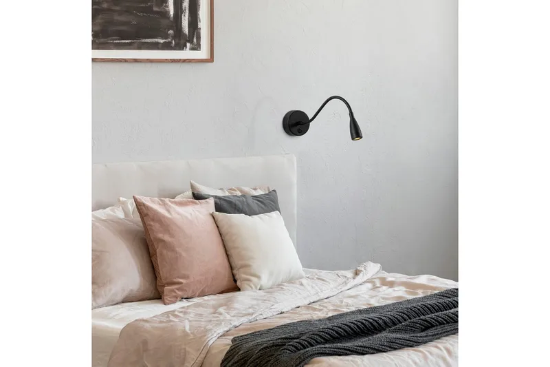 Vägglampa Orlennmoor Svart - Svart - Belysning & el - Inomhusbelysning & lampor - Vägglampa - Väggarmatur