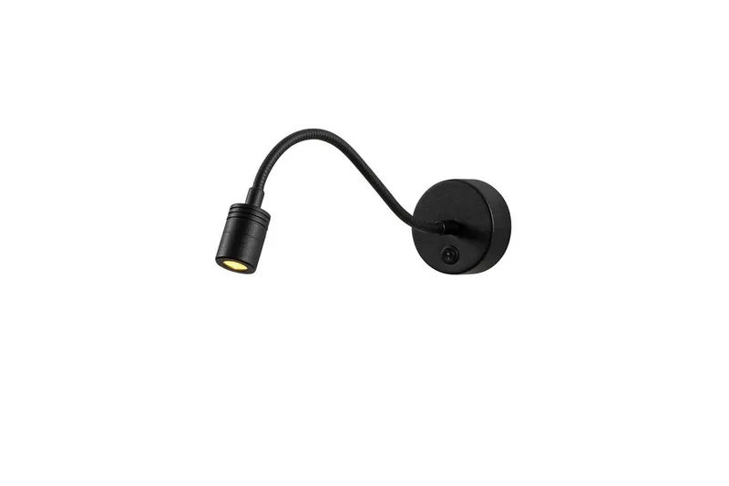 Vägglampa Orlennmoor Svart, Svart